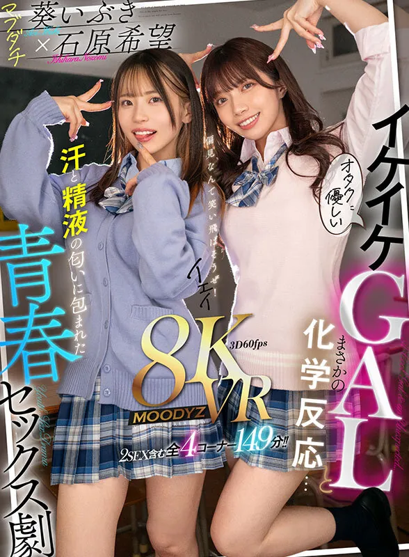 【VR】オタクに優しいイケイケGALとまさかの化学反応…汗と精液の匂いに包まれた青春セックス劇 石原希望 葵いぶき サンプル